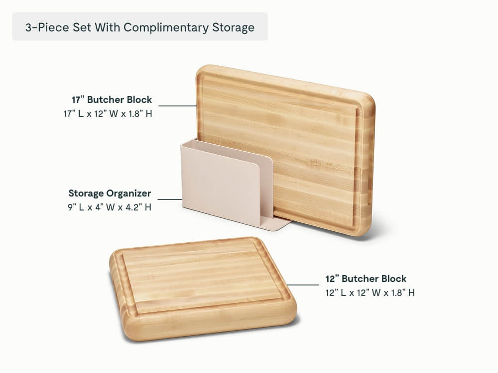 Prep & Serve Butcher Block Set - Image 2