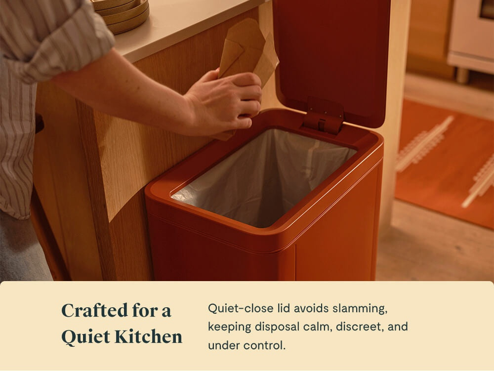 45L Slim Step Trash Can - Image 7
