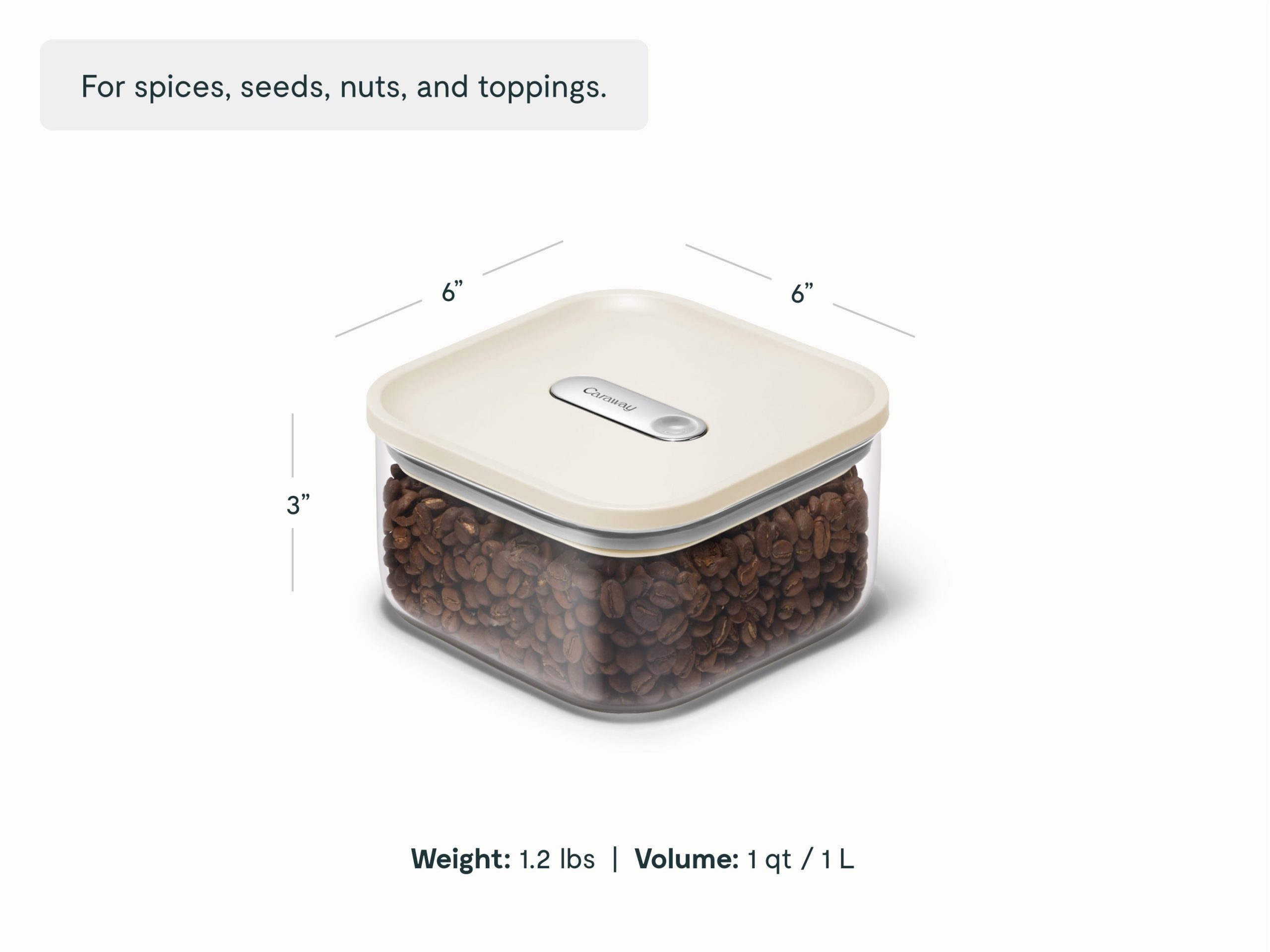 Small Glass Airtight Container 4-pack - Image 2